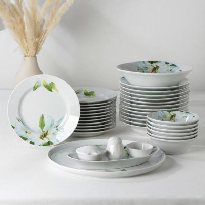 Сервиз столовый «Идиллия. Цветущая лилия», 36 предметов, 2 вида тарелок