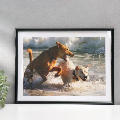 Фоторамка 30х40 см "Чёрное золото"