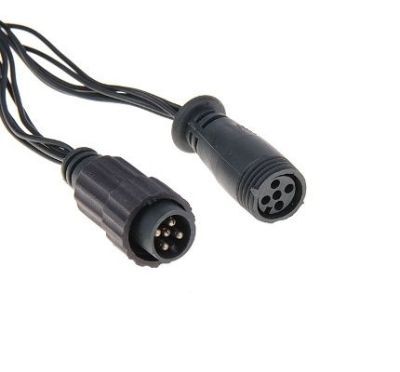 Гирлянда уличная "Дождь" (Ш:2 м,В:3 м., нить тёмная, фиолетовый)