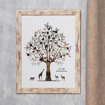 Фоторамка пластик 30х40 см "Миндальное искушение" 44х34 см