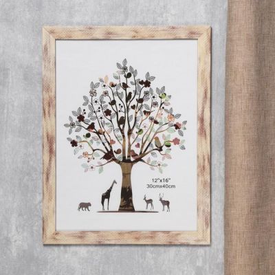 Фоторамка пластик 30х40 см "Миндальное искушение" 44х34 см