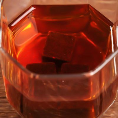 Подарочный набор "Крепкий духом", фляга, камни для виски, мешочек