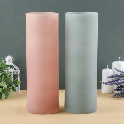 Ваза "Трубка" микс матов. h-30см V-2,65мл