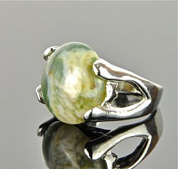 Кольцо Яшма "Элегант" арт.кп-774