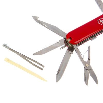 Нож-брелок VICTORINOX Mini Champ 0.6385, 58 мм, 17 функций