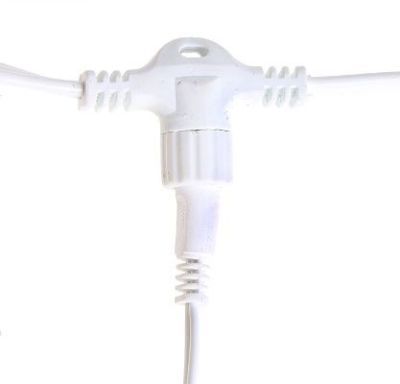 Гирлянда уличная УМС "Занавес" (Ш:2 м, В: 3 м, нить белая, зеленый)