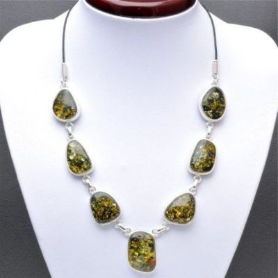 Колье Янтарь "Балтийская осень" арт. ЯК-1457