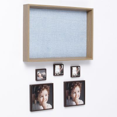 Фоторамка МДФ на 5 фото 4,5х4,5, 10х10 см "Сидней" рамки на магните 21х31,8х4 см