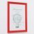 Фоторамка пластик L-1 21х30 см, красный, с небьющимся стеклом Фоторамка пластик L-1 21х30 см, красный, с небьющимся стеклом