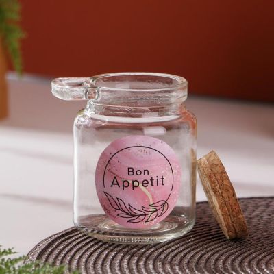 Банка для хранения с ложкой "Bon appetit", 300 мл