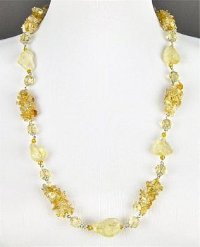 Бусы Цитрин "Вербена" арт.П2422