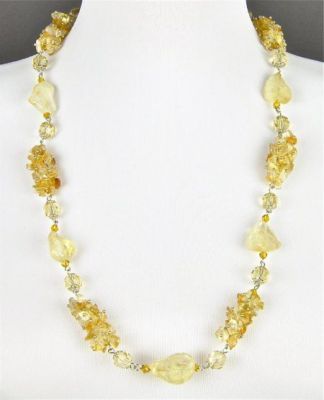 Бусы Цитрин "Вербена" арт.П2422