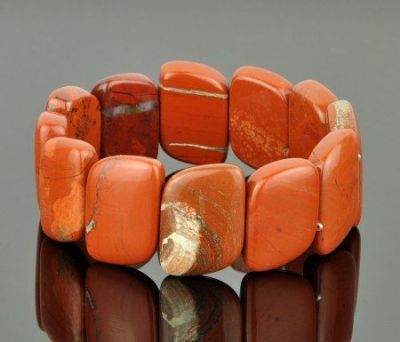 Браслет Яшма "Испания" арт. бНЯШ-36(25-18)-19-3