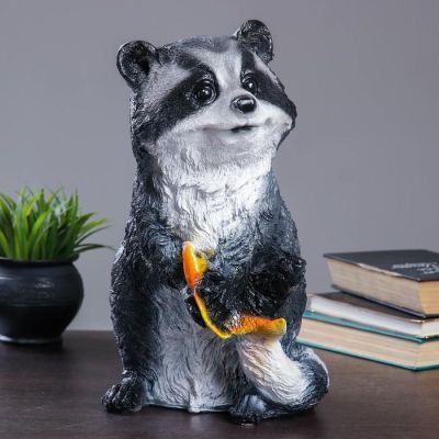 Копилка "Енот с рыбкой" 36см