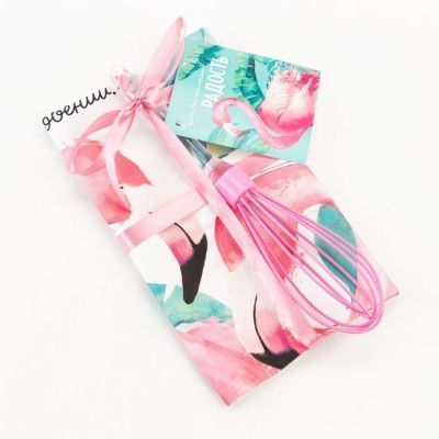 Набор подарочный "Вдохновения" полотенце 40х73 см, венчик кух.