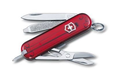 Victorinox Classic Signature Red translucent Нож складной(арт. - 0.6225.T)