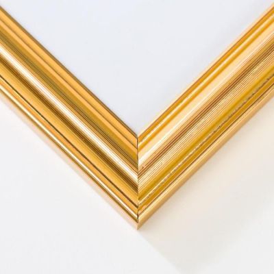 Фоторамка пластик 30х40 "Фредерик" золото 45,6х35,6х1,3 см