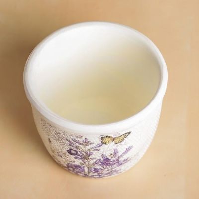 Кашпо "Ботаника" рельефное, микс 0,4 л