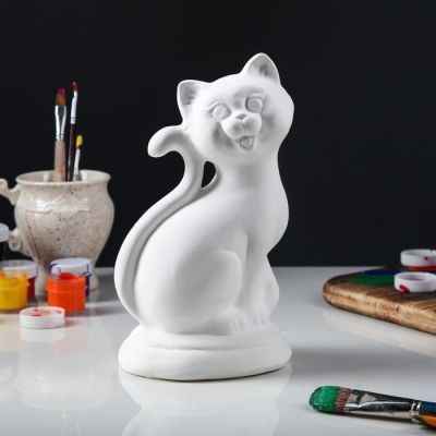 Копилка -раскраска "Кошка Соня", под роспись, 25 см