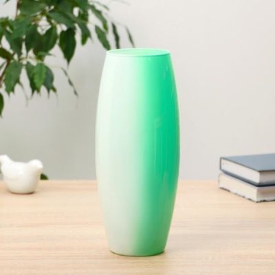 Ваза "Абстракция-зеленый" d-7,5см 10х26см