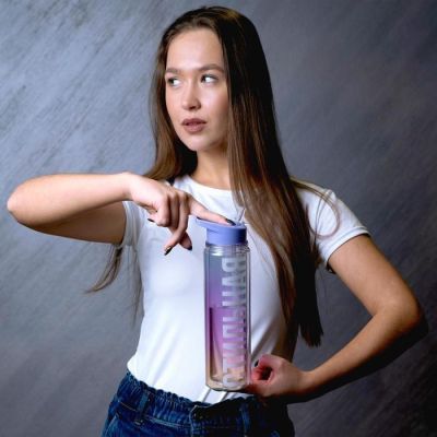 Бутылка для воды "Стильная", 550 мл