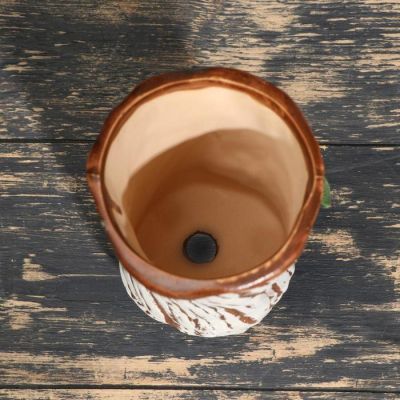 Кашпо-ваза фигурное "Пальма", на ножках 7*7*17см