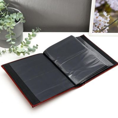 Фотоальбом на 200 фото 10х15 см "Классика" кожзам МИКС 22,5х19х5 см