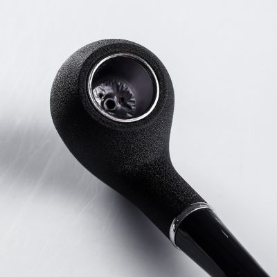 Трубка "Командор" с черным резным раструбом, 14 см