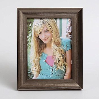 Фоторамка пластик 15х20 см "Широкий серебристый багет" 26,6х21,6х2,4 см