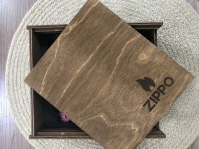 Подарочный набор Zippo (бензин 125мл + кремнии + место для зажигалки)