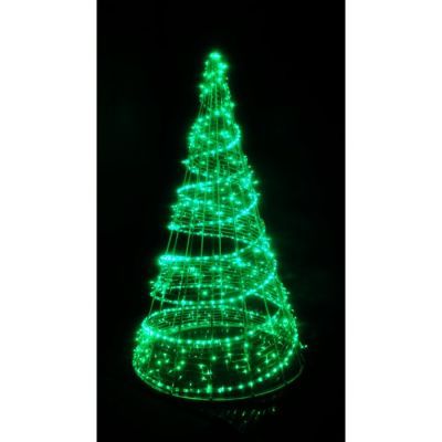 Светодиодная фигура «Ёлка-лента», 110 × 200 × 110 см, 40 Вт, 220 В