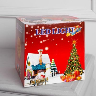 Светодиодная фигура «Ёжик» 18 см, пластик, 220 В, свечение розовое