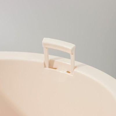 Кашпо для цветов со вставкой «Нежность», 5 л, цвет кремовый