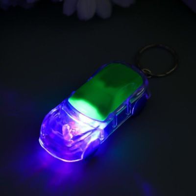 Фонарик свет на кольце "Машина" МИКС