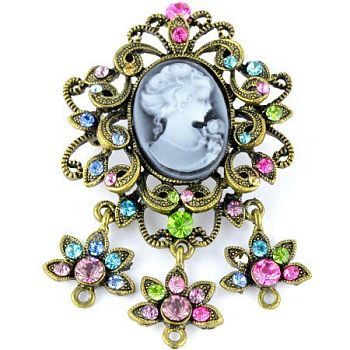 Брошь "Камея" бшС-1040