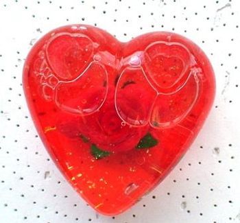 Карандашница гелиевая "Сердце"