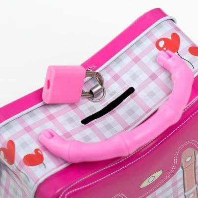 Копилка металл "Сумочка-портфель" МИКС 10,5х14х6,5 см