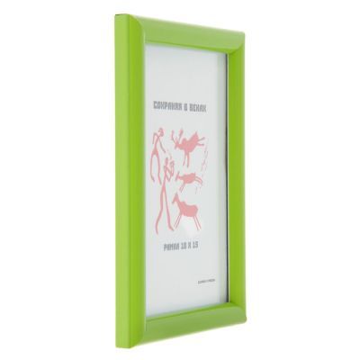 Фоторамка пластик 10х15 см, салатовый