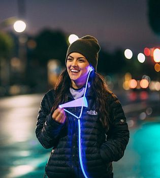 Светящиеся наушники LED