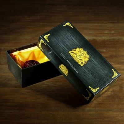 Трубка классическая с узорами "Грозди", 14,5 см