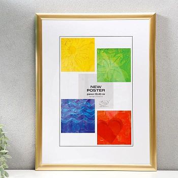 Фоторамка дерево Poster 30х40 см золотой