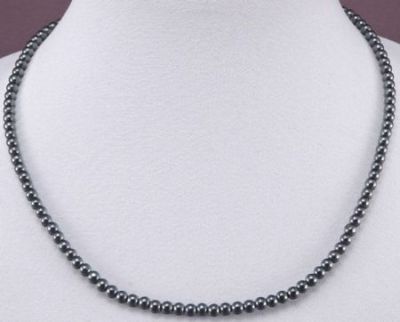 Колье Гематит "Классика №4" арт.НГМ-1(4)-43-1