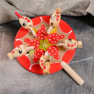 Сувенир деревянный "Курочки", микс