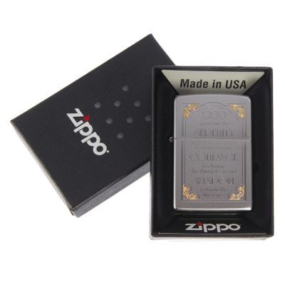 Зажигалка ZIPPO 28458 Classic с покрытием Satin Chrome