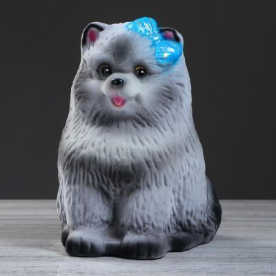 Копилка "Шпиц" флок, микс