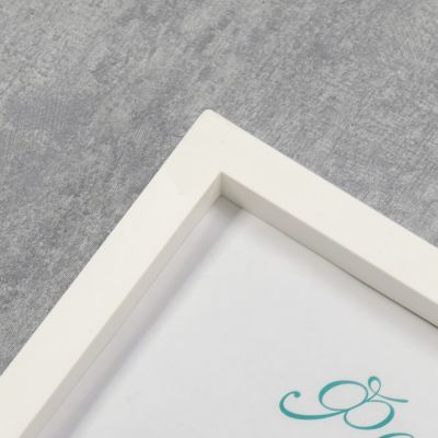 Фоторамка пластик L-3 20х25 см, белый, с небьющимся стеклом