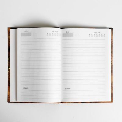 Набор "Мужчине №1", теплый шарф и ежедневник