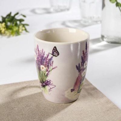 Кружка Доляна «Романтичная лаванда», 400 мл
