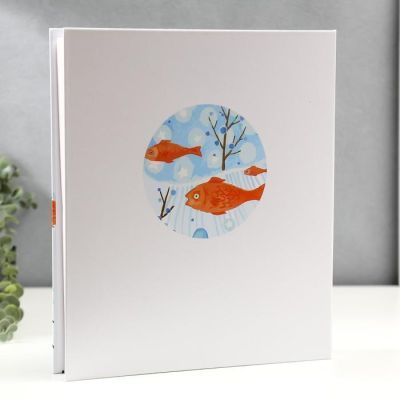 Фотоальбом на 500 фото "Золотые рыбки" в коробке 34,8х30,2х5,9 см