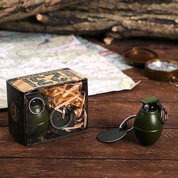 Зажигалка газовая "Настоящему герою", 5 х 3 см